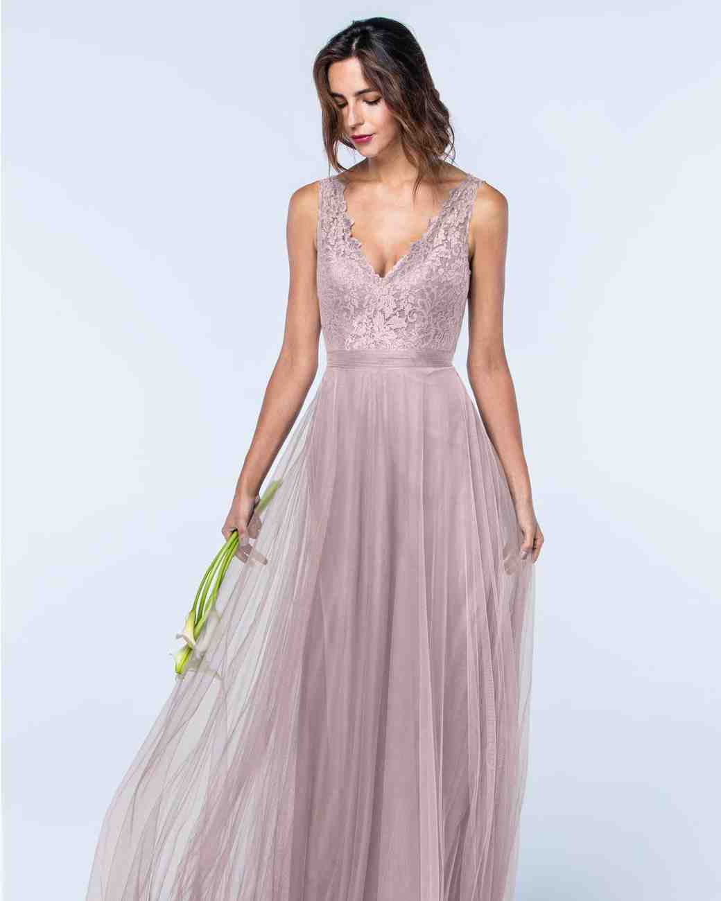 Lac Dress with Sash Bridesmaids